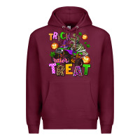 Burgundy trick rawr treat Premium Hoodie - AdoDesignShop