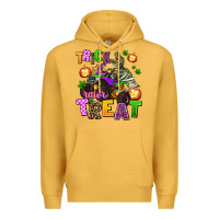 Mustard trick rawr treat Premium Hoodie - AdoDesignShop