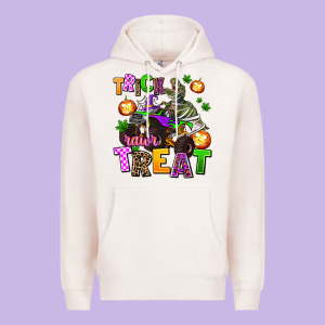 Trick Rawr Treat Premium Hoodie Designed By Adodesignshop