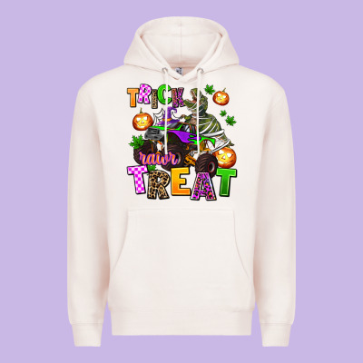 Trick Rawr Treat Premium Hoodie Designed By Adodesignshop