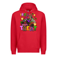 Red trick rawr treat Premium Hoodie - AdoDesignShop