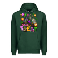 Sports Green trick rawr treat Premium Hoodie - AdoDesignShop