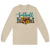 Mushroom western leopard camouflage sunflowers  glitter mom football Long Sleeve Tee - Artiststas