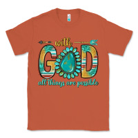 Copper with god all things are possible with turquoise gemstone bbs Classic Tee - BundleAndBundleShop