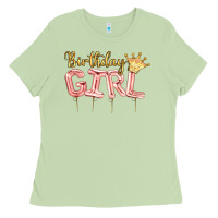 Matcha Birthday girl balloon Ladies Tee - Artiststas