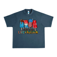 Midnight Navy tasted like freedom Urban Heavy Tee - RacoonDesign