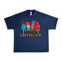 Navy tasted like freedom Urban Heavy Tee - RacoonDesign