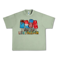 Oil Green tasted like freedom Urban Heavy Tee - RacoonDesign
