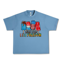 Pebble Blue tasted like freedom Urban Heavy Tee - RacoonDesign