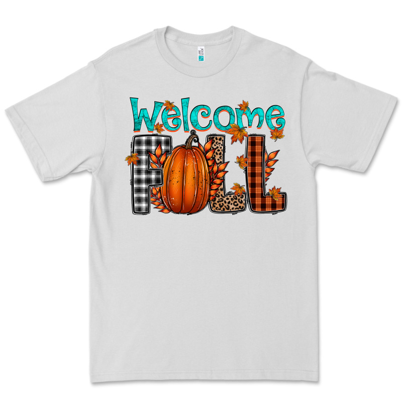 Welcome Fall Premium Tee by CowhideDigitalArt | Teevron