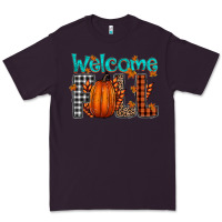 Plum Welcome Fall Premium Tee - CowhideDigitalArt