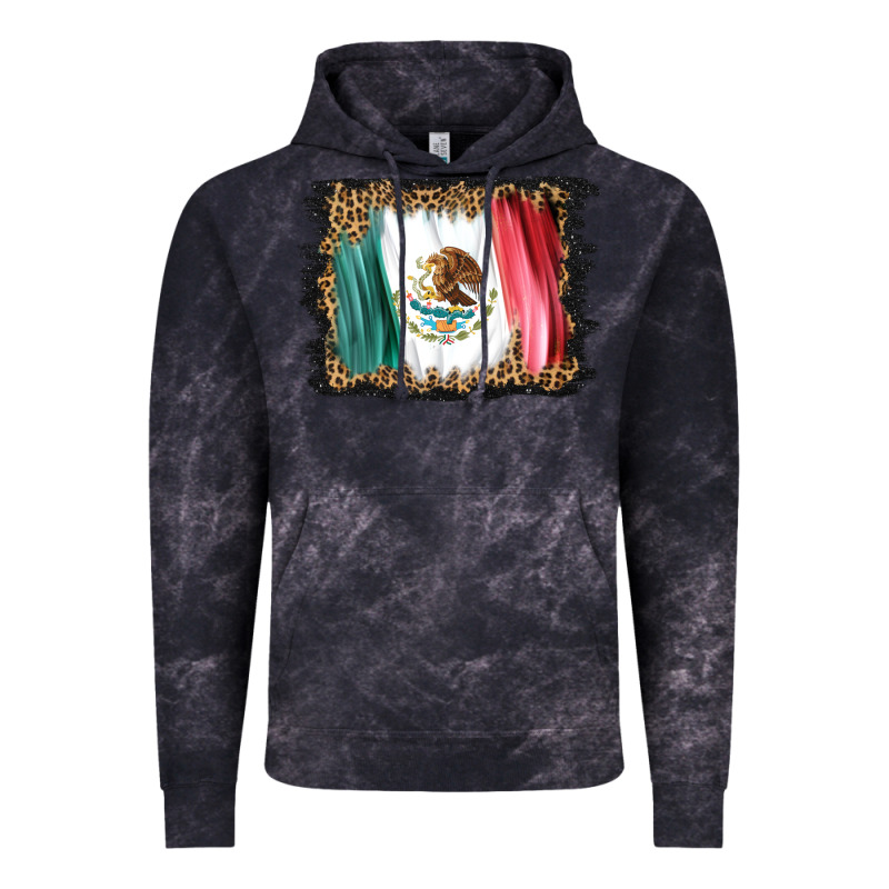 Distressed Mexico Flag Vintage Hoodie by BarkalooDesign | Teevron