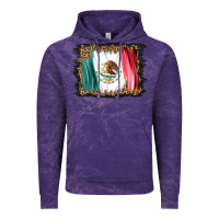 Cloud Purple distressed mexico flag Vintage Hoodie - BarkalooDesign