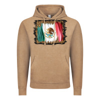 Vintage Coffee distressed mexico flag Vintage Hoodie - BarkalooDesign