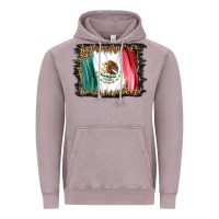 Vintage Zinc distressed mexico flag Vintage Hoodie - BarkalooDesign