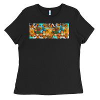 Black Thanksgiving Turkey Truck Ladies Tee - Artiststas