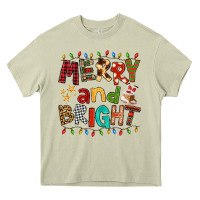 Mossy Merry And Bright Heavy Core Tee - FaDigitalArtStudio