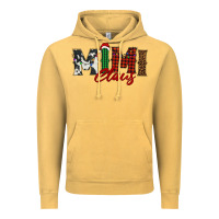 Vintage Mustard mimi claus Vintage Hoodie - BarkalooDesign
