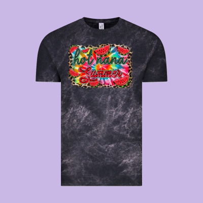 Hot Nana Summer Vintage Tee Designed By Racoondesign