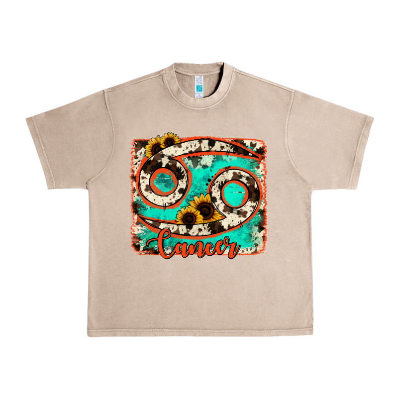 Cancer Turquoise Cowhide Urban Heavy Tee by RanaPortraitStore | Teevron