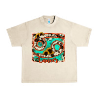 Sandshell cancer turquoise cowhide Urban Heavy Tee - RanaPortraitStore