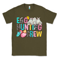 Army Green Egg Hunting Crew easter Day Classic Tee - BundleAndBundleShop