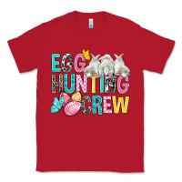 Red Egg Hunting Crew easter Day Classic Tee - BundleAndBundleShop