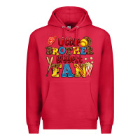 Cardinal little brother biggest fan Premium Hoodie - AdoDesignShop