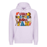 Lilac little brother biggest fan Premium Hoodie - AdoDesignShop