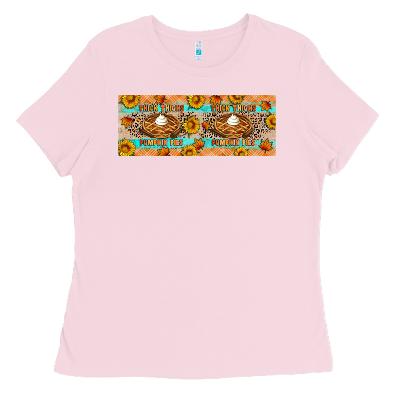 Thick Thighs Pumpkin Pies Ladies Tee by Artiststas | Teevron
