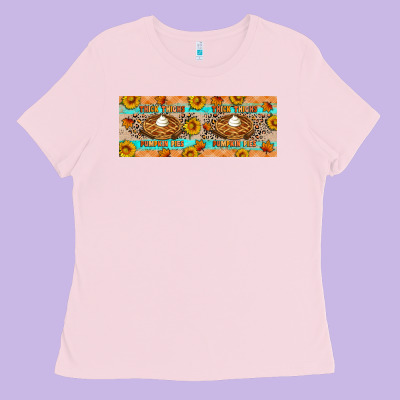 Thick Thighs Pumpkin Pies Ladies Tee Designed By Artiststas