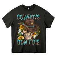 Asphalt Cowboys Don't Die Heavy Core Tee - FaDigitalArtStudio