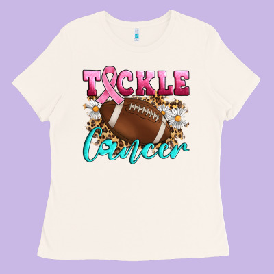 Tackle Cancer Ladies Tee Designed By Artiststas
