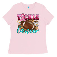 Bubblegum Pink Tackle Cancer Ladies Tee - Artiststas