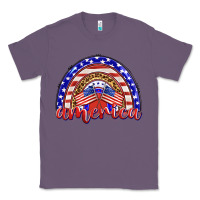 Lavender america rainbow Classic Tee - BarkalooDesign