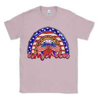 Lilac america rainbow Classic Tee - BarkalooDesign