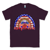 Plum america rainbow Classic Tee - BarkalooDesign