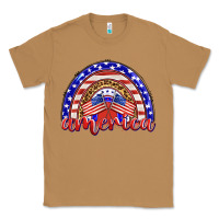 Toasted Coconut america rainbow Classic Tee - BarkalooDesign
