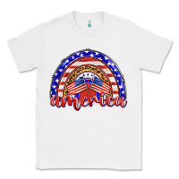 White america rainbow Classic Tee - BarkalooDesign