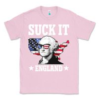 Bubblegum Pink funny george washington suck it england Classic Tee - DesigneFamous