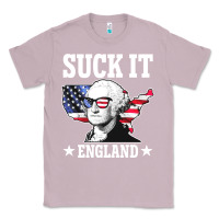 Lilac funny george washington suck it england Classic Tee - DesigneFamous