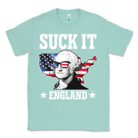 Seafoam funny george washington suck it england Classic Tee - DesigneFamous