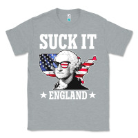 Heather Grey funny george washington suck it england Classic Tee - DesigneFamous