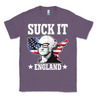 Lavender funny george washington suck it england Classic Tee - DesigneFamous