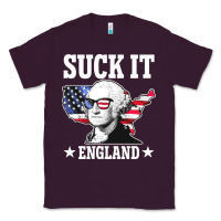 Plum funny george washington suck it england Classic Tee - DesigneFamous