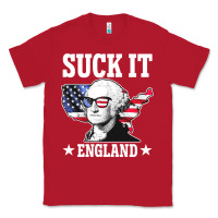 Funny George Washington Suck It England Classic Tee | Teevron
