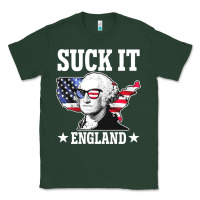 Sports Green funny george washington suck it england Classic Tee - DesigneFamous