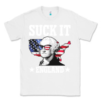 White funny george washington suck it england Classic Tee - DesigneFamous