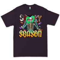 Plum Spooky Season Premium Tee - CowhideDigitalArt