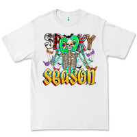 White Spooky Season Premium Tee - CowhideDigitalArt